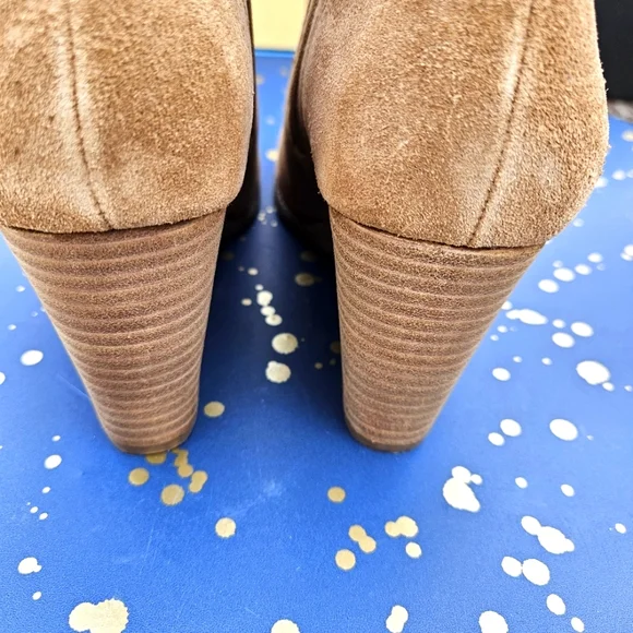 Lucky Brand LK-Yabba Oiled Suede Booties Size 10 - Picture 11 of 16